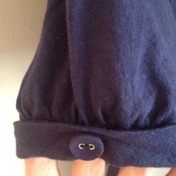 Anthropologie top mock neck with buttons - M - Picture 2 of 5